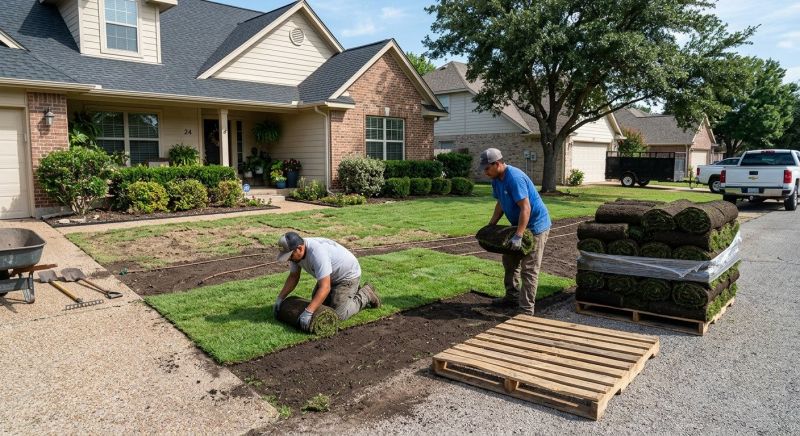 Bermuda Grass Installation in Aiken, SC